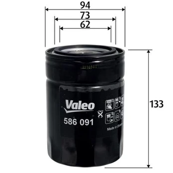 Alyvos filtras VALEO 586091