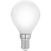 LED lempa E14 P45 4W, šiltai balta, opalinė