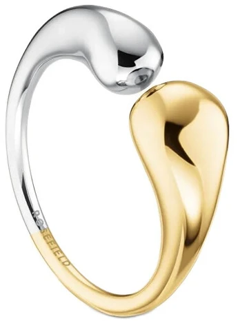Rosefield Stylish bicolor ring for women Dome JRDD50D