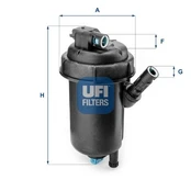 Kuro filtras UFI 55.139.00 kaina