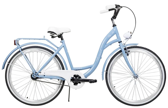 Dviratis miesto Azimut Classic, 26 ", 17'' rėmas, mėlynas/baltas