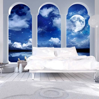 Artgeist Fototapetas - Night in Greece