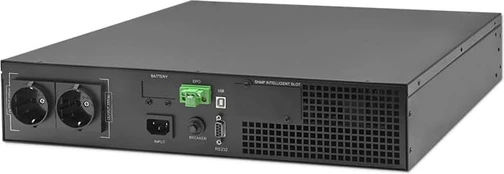 Qoltec UPS for RACK, 1kVA 1000W. PF 1.0, LCD
