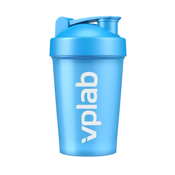 VPLAB Shaker with blender ball 500 ml cyan
