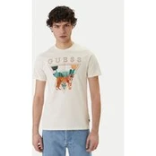 Guess Marškinėliai M6GI33 K3310 Écru Regular Fit