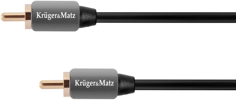 Kabelis 1RCA-1RCA 0.5 m Kruger & Matz