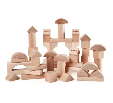 BRIO - 50 Natural Building Blocks (30113)
