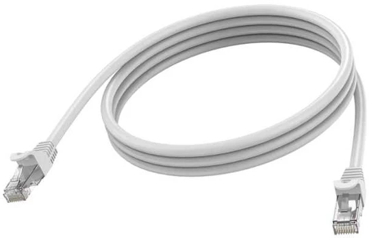 VISION 2m Baltas CAT6A UTP cable