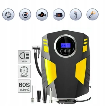 Elektrinis automobilinis kompresorius 12v Lcd